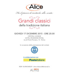 Invito di Alice per serenacucina 