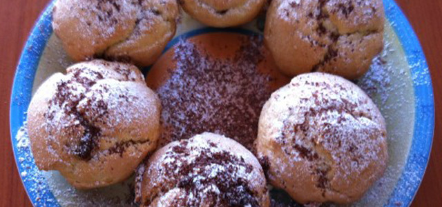 Muffin vaniglia e cioccolato senza burro