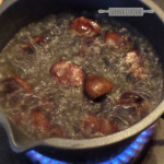 SerenaCucina - Zuppa autunnale di castagne, porcini e gamberi