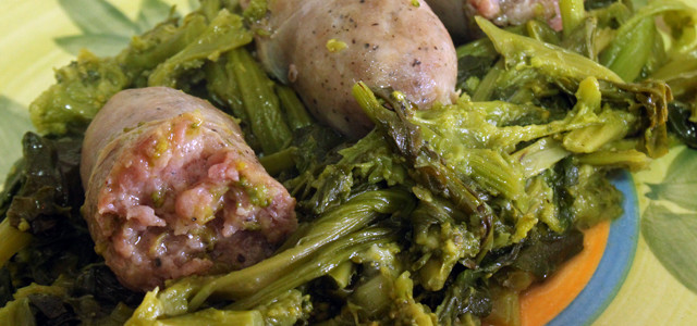 Broccoli e salsiccia