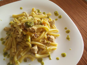 SerenaCucina - Pasta Palamita Pesto di pistacchi e Pomodorini