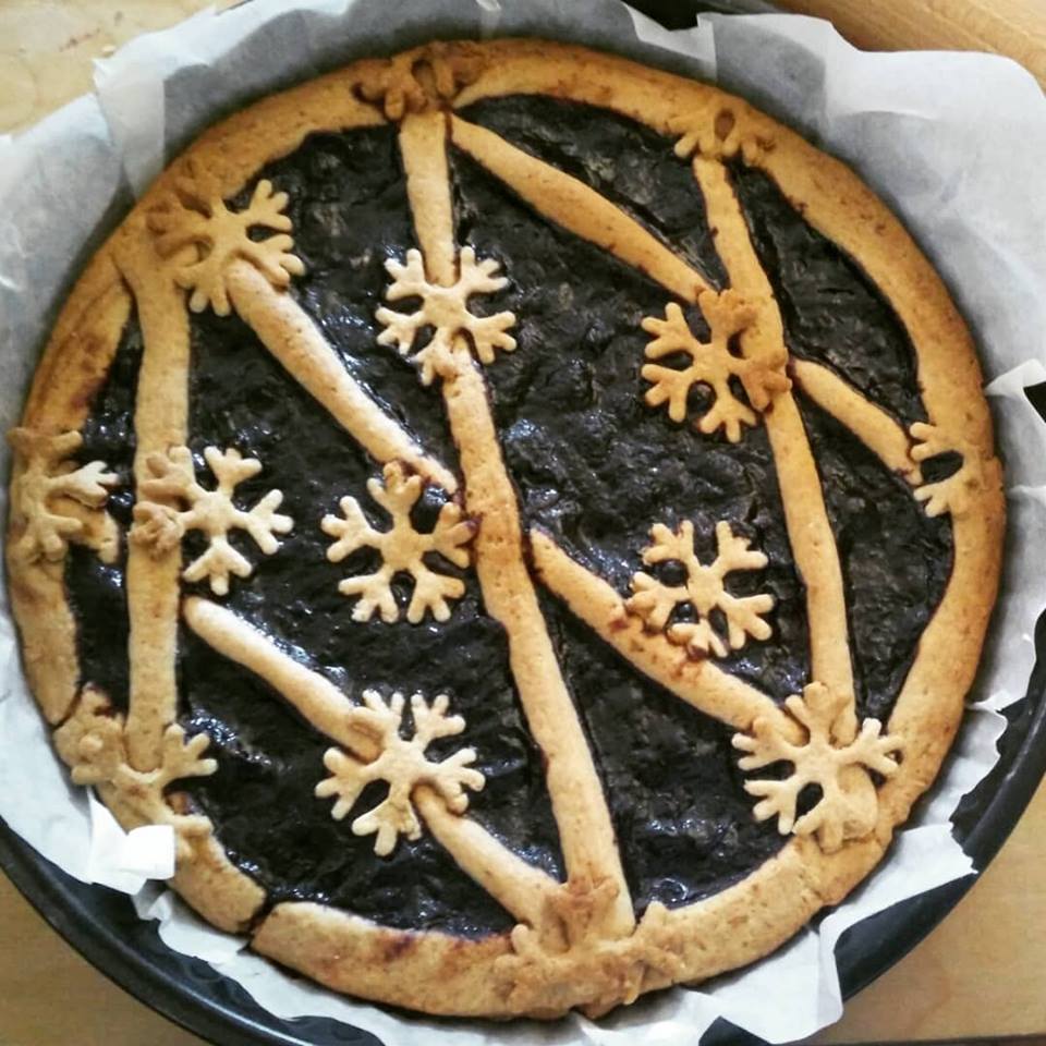  Crostata rustica con marmellata di uva!